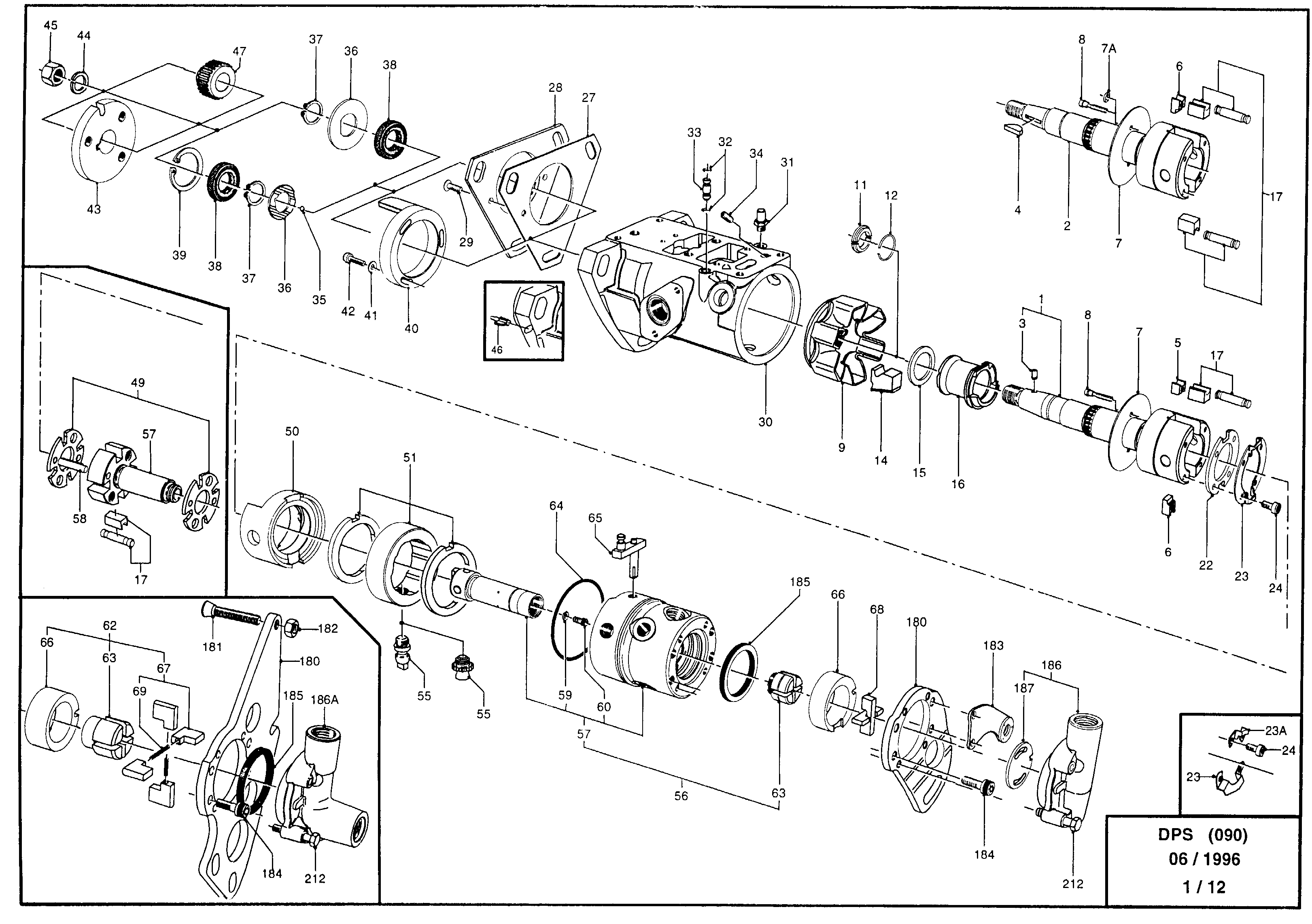 Lucas CAV DPS Diesel Injection Pump 8524A361W (exchange)
