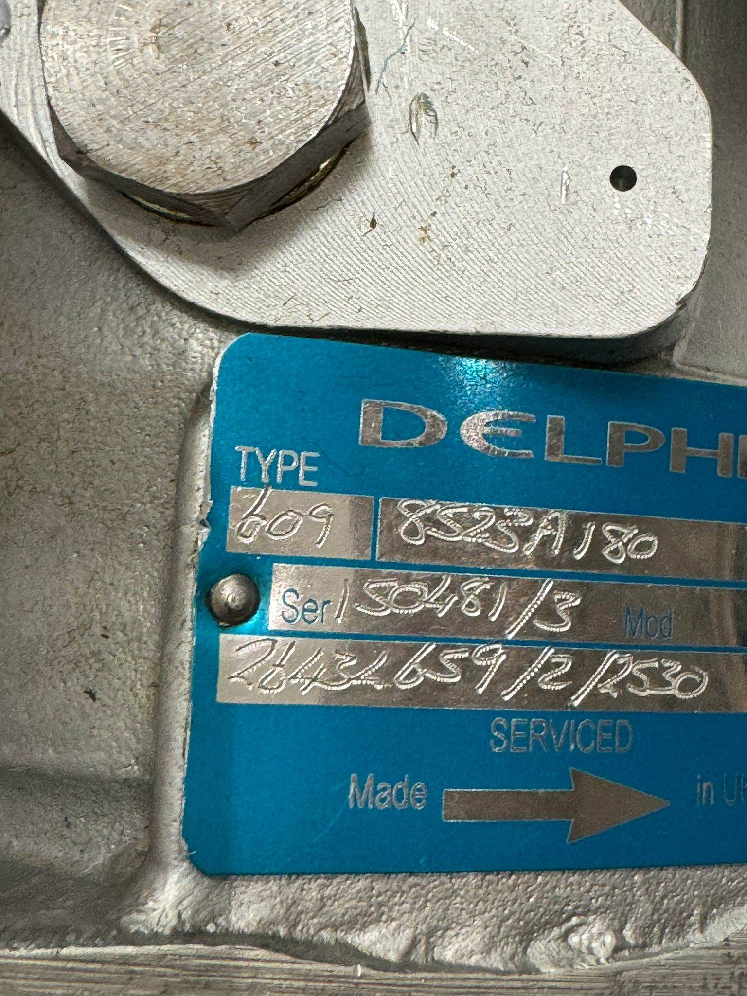 Perkins Lucas/DPS Diesel Fuel Injection Pump 8523A180 (exchange only)