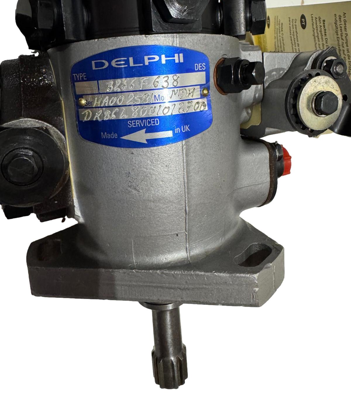 Rotork Marine Sea Truck 3266F638 Delphi Diesel Fuel Injection Pump Perkins 6.354