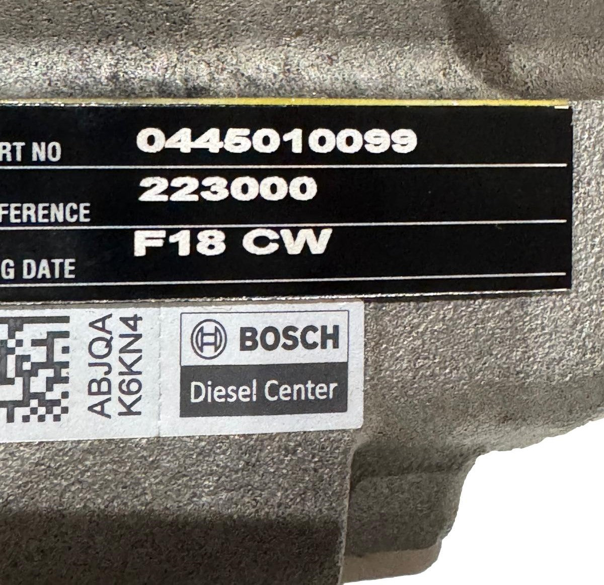 Bosch Diesel Common Rail Fuel Injection Pump 0445010099