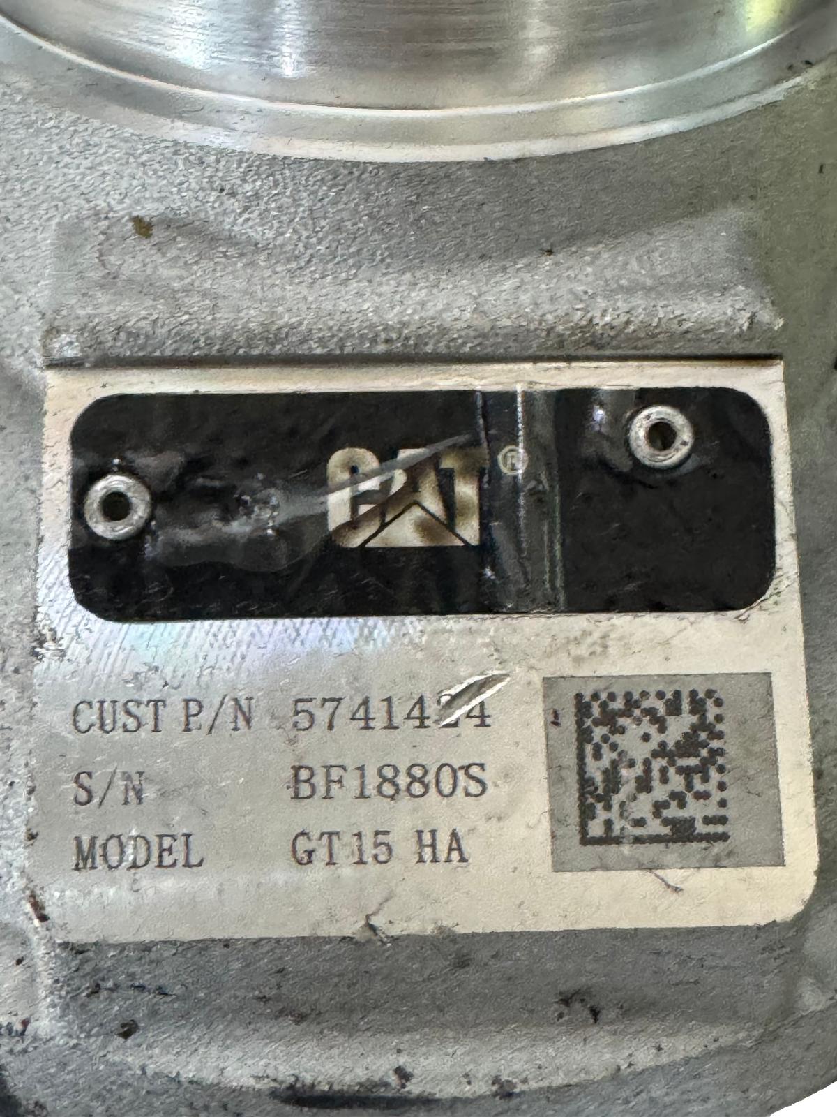 Caterpillar Turbocharger 5741424 BF1880S GT15 HA New Take-off