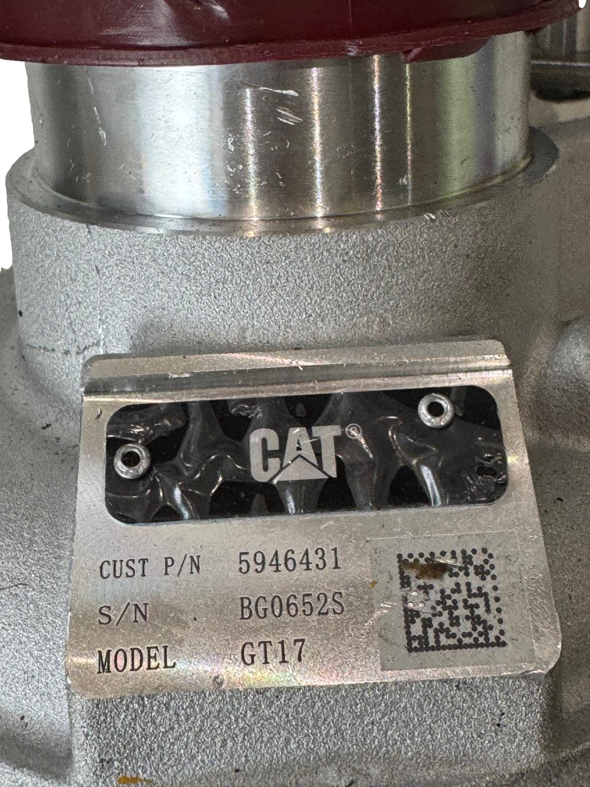 Caterpillar Turbocharger 5946431 BG0652S GT17 New Take-off