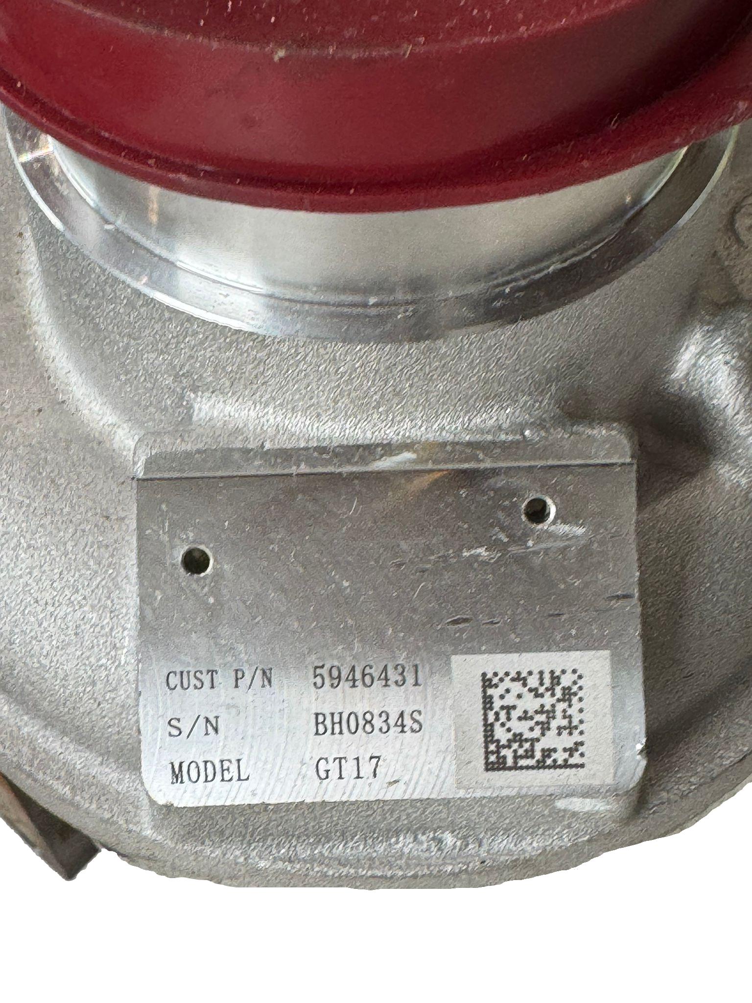 Caterpillar Turbocharger 5946431 BH0834S GT17 New Take-off