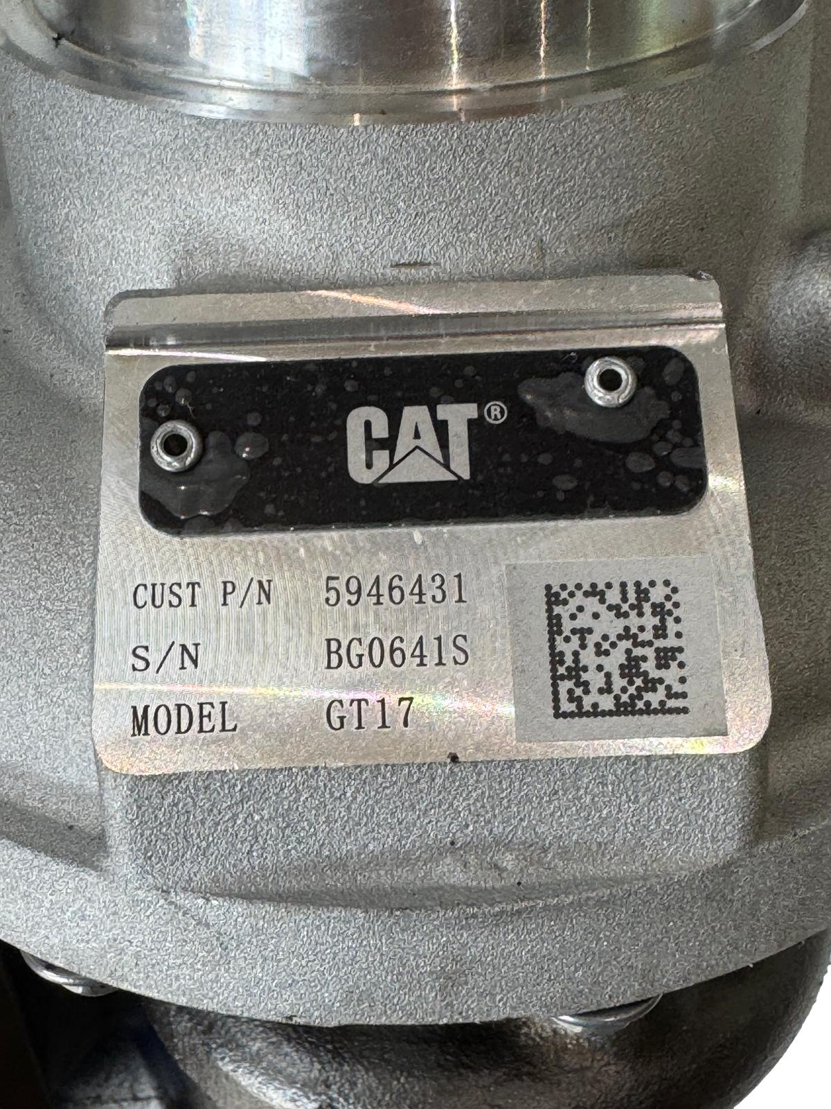 Caterpillar Turbocharger 5946431 BG0641S GT17 New Take-off