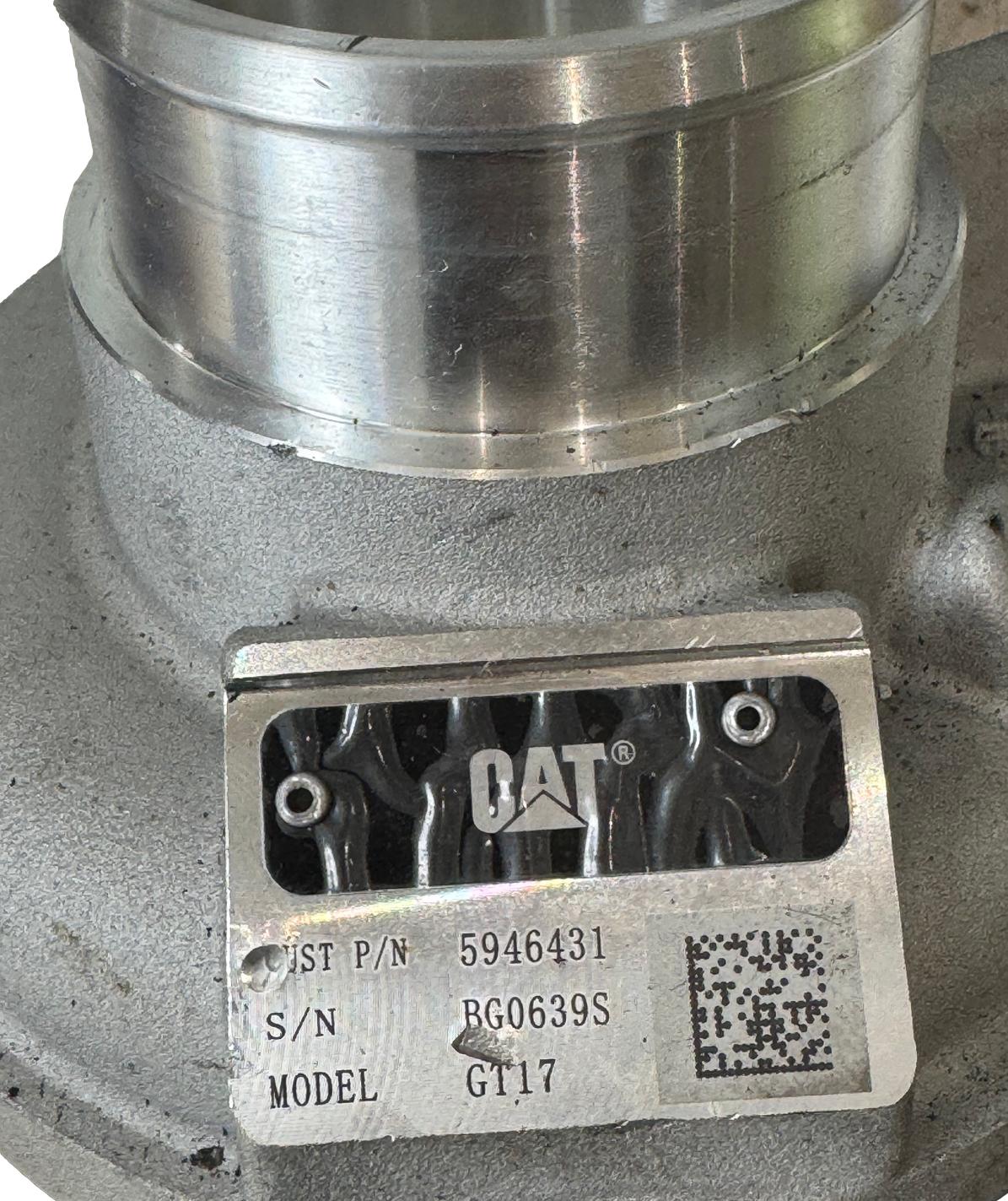 Caterpillar Turbocharger 5946431 BG0639S GT17 New Take-off