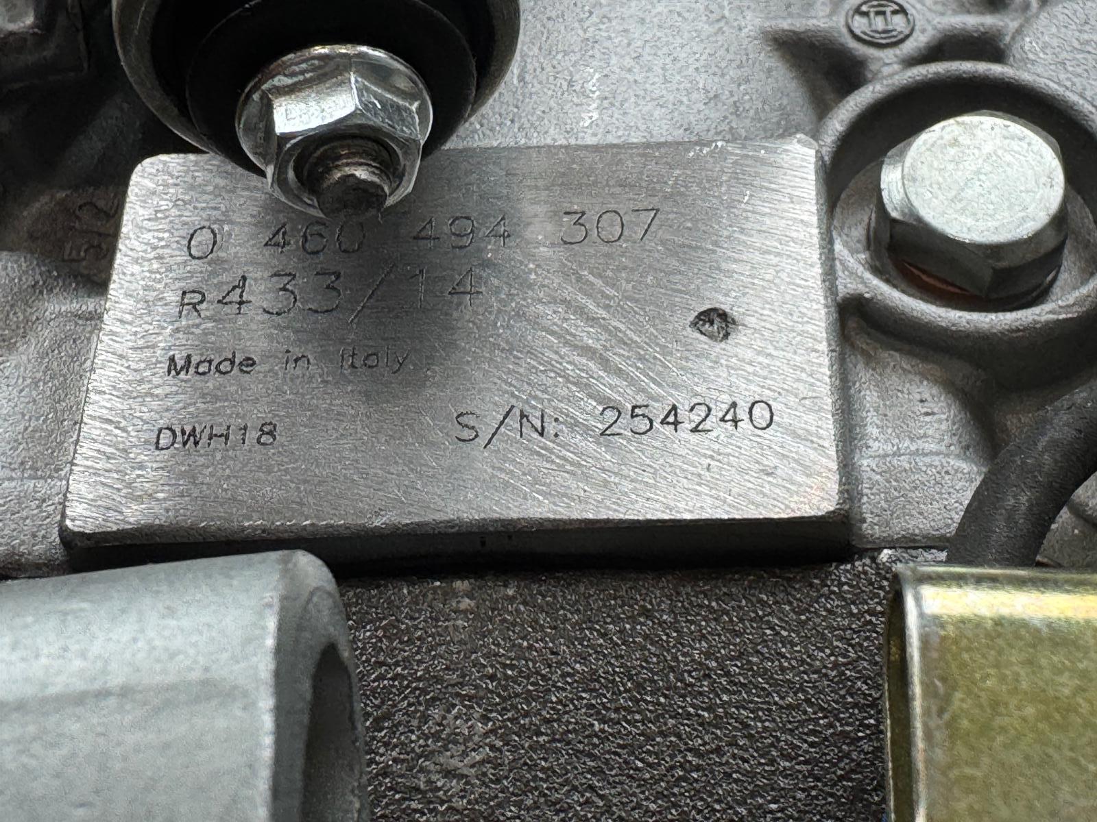 Bosch VE Diesel Fuel Injection Pump 0460494307