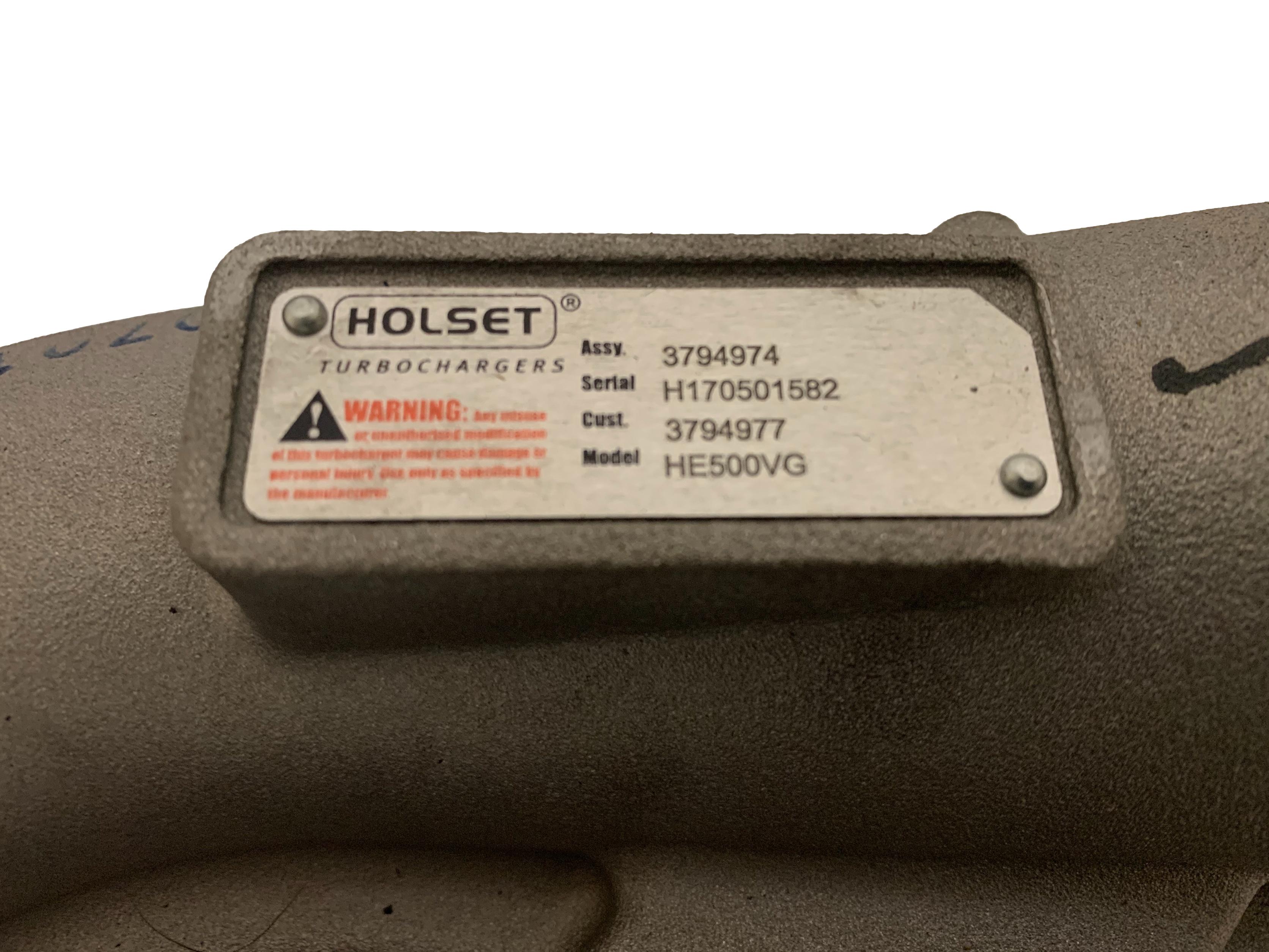 Turbocharger Holset HE500VG 3794977 3794974